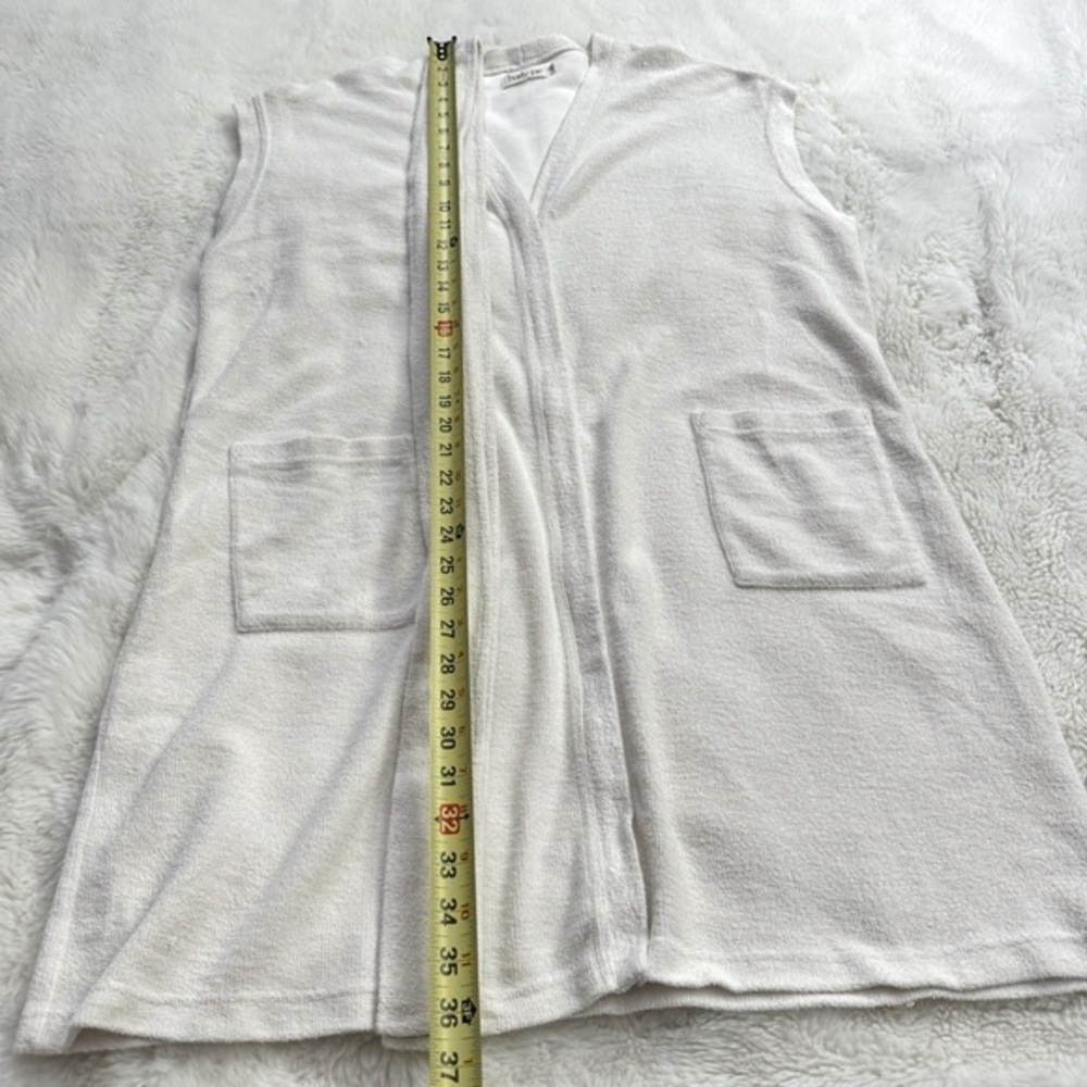 NWOT! Coco Terry Beach Coverup Dress summer robe capsule wardrobe L XL flaws - Picture 10 of 16